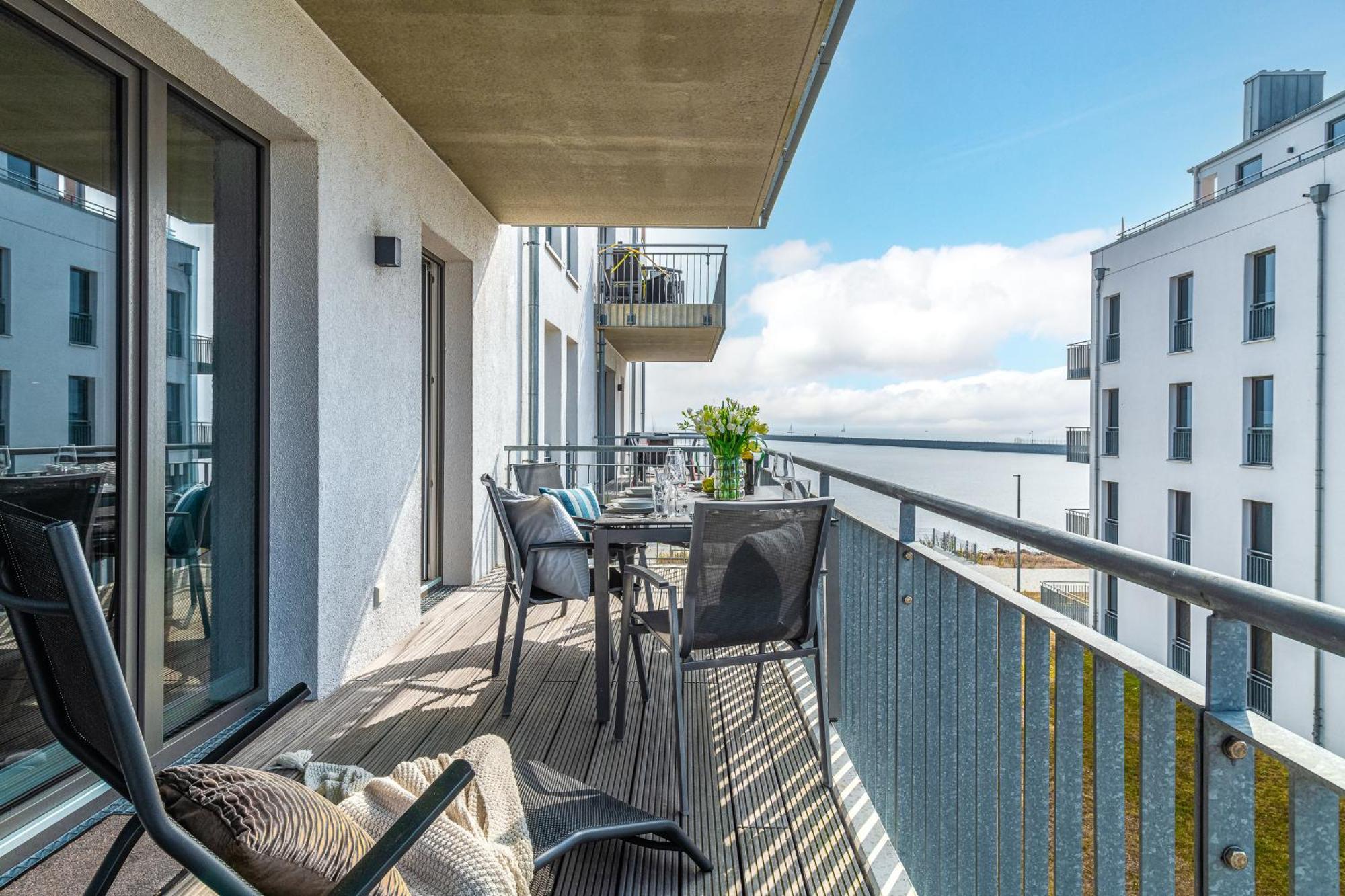 Ferienwohnung Ocean Storm- 2 Og, Balkon, Kamin Olpenitz Exterior foto